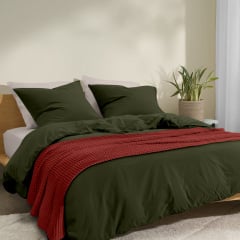 Плед-покрывало вафельное COSAS 200х220 см Ruby Greek Waffle Бордовый Михайловка