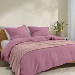 Плед-покривало вафельне COSAS 200х220 см Flamingo Greek Waffle Сакура Охтирка