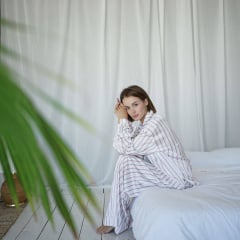 Пижама женская COSAS Tessa L Бело-розовый Киев