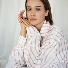 Пижама женская COSAS Tessa M Бело-розовый Одесса