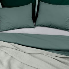 Плед-покрывало косичка COSAS 200х220 см Pistachio Knitted Braid Фисташковый Еланец