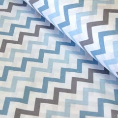 Простирадло на резинці 120х200 см ZIGZAG CS3 COSAS Синій Цумань