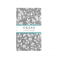 Двуспальная постель с простыней на резинке Flowers CS1 COSAS песочный 180х220 см Гуляйполе