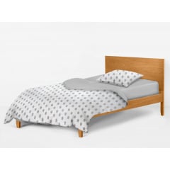 Простынь полутораспальная COSAS SMOKY Ранфорс 155х240 см Серый Мелитополь