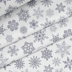 Ранер на стіл COSAS SNOWFLAKES CS1 40х150 см Сіро-білий Гуляйполе