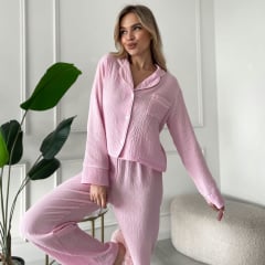 Пижама женская COSAS LUMA L-XL Розовый (197LUMA_pink_ML) Вышгород