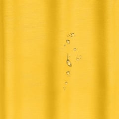 Шторка для душу та ванної COSAS SUMMER з кільцями 180х180 см Жовтий Сарни