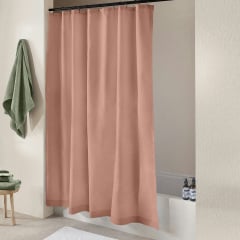 Шторка для душу та ванної COSAS BLUSH 180x180 см Пудровий Миргород