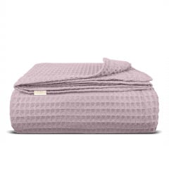 Плед-покривало вафельне COSAS 200х220 см Laurel Greek Waffle Ліловий Братське