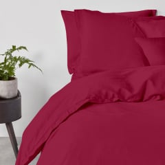 Наволочка на подушку 50х50 см RUBY COSAS Бордовый Фастов