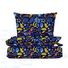 Детская постель без простыни FAIRY BUTTERFLY COSAS Синий 110х140 см Вольнянск