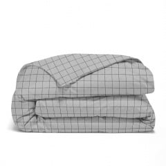 Двуспальное постельное белье Grey Geometry CS5 COSAS серый 180х220 см Братское