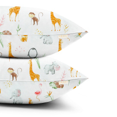 Набор наволочек COSAS AFRICA ZOO 40х60 см Желтый Броды