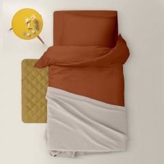 Підліткова постіль без простирадла СINNAMON COSAS Кориця 155х215 см Жмеринка