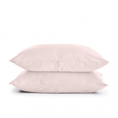 Євро комплект без простирадла COSAS SAKURA Ранфорс 200х220 см Рожевий Біла Церква