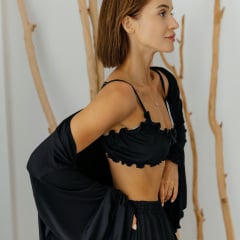 Домашній костюм COSAS Serena Home S Чорний Київ