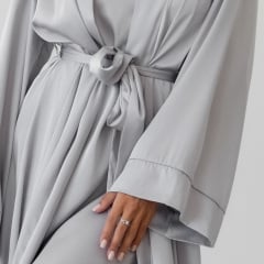 Женский халат COSAS Silky Cloud L-XL Серый Киев