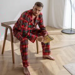 Мужская пижама COSAS SleepWay L Красно-зеленый (SleepWay_red_green_L) Киев