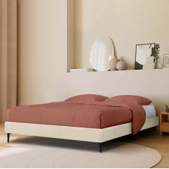 Ліжко двоспальне COSAS Mandarin Almond 160x200 см Кремовий Мелітополь