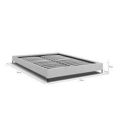 Кровать двуспальная COSAS Mandarin Ocean 160x200 см Изумрудный Пологи