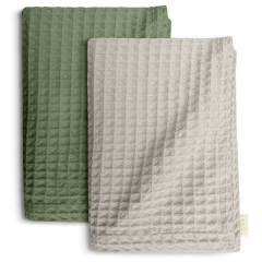 Вафельні рушники COSAS Bonnie Greek Waffle CS1 Оливково-пісочний 2 шт Нова Прага