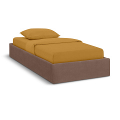 Ліжко односпальне COSAS Papaya Rum 90х200 см Коричневий Вишгород