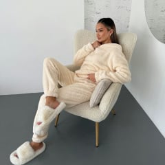 Домашняя одежда женская COSAS Hugs M-L Молочный (192_Hugs_milk_ML) Киев