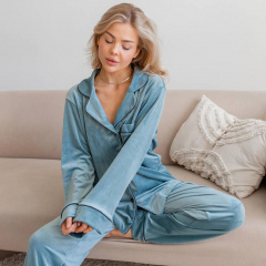 Пижама женская COSAS Velour Harmony XL Фисташковый Славянск