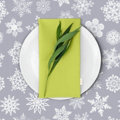 Ранер на стіл COSAS SNOWFLAKES CS2 40х150 см Сіро-білий Володимир-Волинський