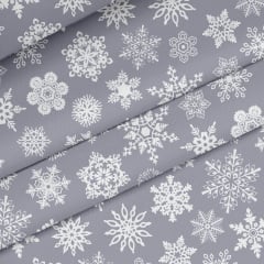 Ранер на стіл COSAS SNOWFLAKES CS2 40х150 см Сіро-білий Володимир-Волинський
