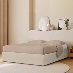 Кровать двуспальная COSAS Papaya Pastel 180x200 см Ваниль Дубно