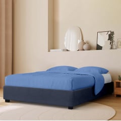 Ліжко двоспальне COSAS Mango Denim 180x200 см Кобальт Куп'янськ