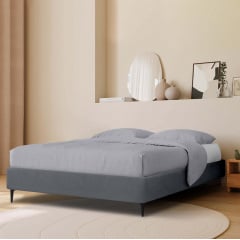 Кровать двуспальная COSAS Kiwi Lava 180x200 см Антрацит Киев