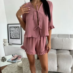 Домашняя одежда женская COSAS Melina S-M Темно-пудровый (180_Melina_dark_pudra_SM) Каменское