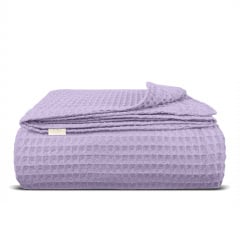 Плед-покривало вафельне COSAS 230х240 см Lavander Greek Waffle Орхідея Генічеськ