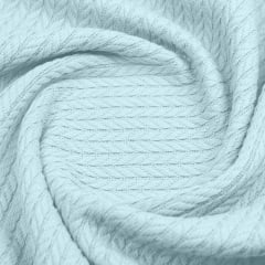 Плед-покривало косичка COSAS 240х260 см Mint Knitted Braid М'ятний Київ