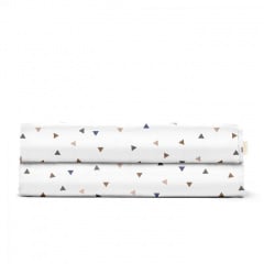 Дитяче простирадло 110х160 см COLORFUL TRIANGLE Cosas Прилуки