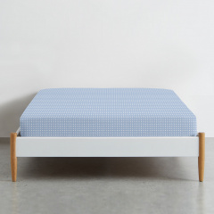 Простирадло полуторне 155х240 см BLUE DOTS COSAS Блакитний Гуляйполе