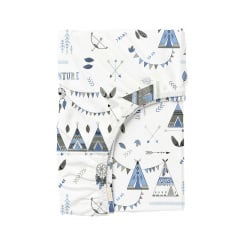 Простынь на резинке 80х160 см WIGWAM DREAM COSAS голубой Талалаевка