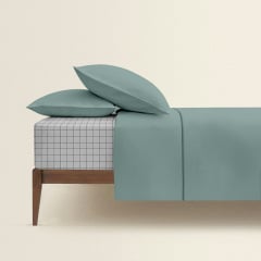 Двоспальна постіль з простирадлом на гумці Agave COSAS Агава 180х220 см Ясногородка