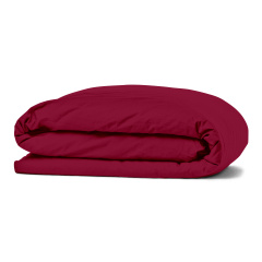 Двуспальная постель с простыней на резинке Ruby CS4 COSAS Бордовый 180х220 см Пологи