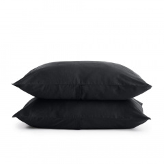 Евро комплект COSAS BLACK SATIN 200х220 см Черный Одесса