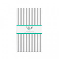 Сімейна постіль з простирадлом на гумці Grey Line COSAS Білий 2х160х220 см Київ