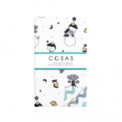 Підліткова постіль з простирадлом на гумці LITTLE PRINCE COSAS Білий 155х215 см Виноградів