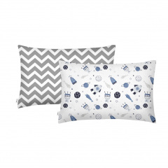 Набір наволочок COSAS WHITE SPACE 50х70 см Сірий Ірпінь
