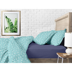 Сімейний комплект COSAS MINT STARFALL CS1 Ранфорс 2х160х220 см М'ятний Бердянськ