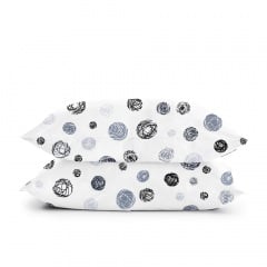 Сімейний комплект постільної білизни Yarn Balls CS5 COSAS сірий 2х160х220 см Петрове