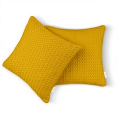 Наволочка COSAS Curcuma Waffle Weave 45х45 см Гірчичний Олександрія