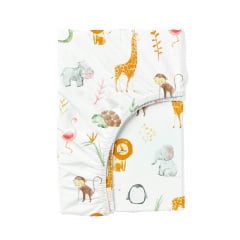 Простыня на резинке 120х200 см AFRICA COSAS желтый Вышгород