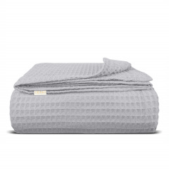 Покривало 230х240 см Smoky Greek Waffle COSAS сірий Київ